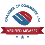 We're verified member of Chamber of Commerce