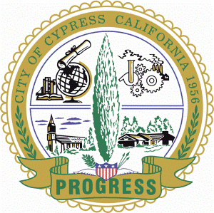 City badge of Cypress