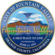 City badge of Fountain Valley
